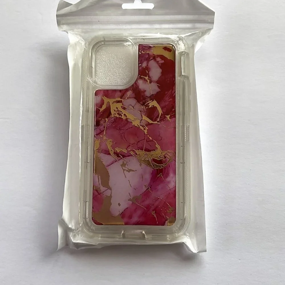 IPHONE 11 PRO RUGGED CLEAR CASE MARBLE